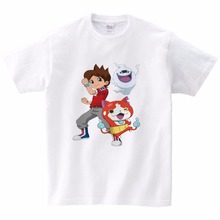 2021 crianças verão t camisa yo-kai relógio impressão digital de manga curta t-camisa 3t-9t meninos e meninas novo t-shirts mj 2024 - compre barato