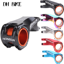 Haste de bicicleta 555 70 e 31.8mm-35mm 70mm, cnc honsun ultraleve, haste de bicicleta de estrada aolly xc mtb, acessórios para guidão de bicicleta 2024 - compre barato