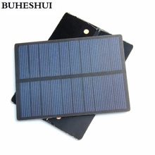 BUHESHUI 5 в 250MA мини модуль солнечной батареи поликристаллический Pet панель солнечных батарей DIY Солнечное зарядное устройство для 3,7 свет 110*80 мм Бесплатная доставка 2024 - купить недорого