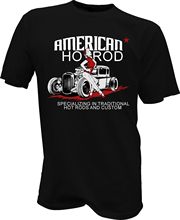 2019 de moda HERREN clásico americano los ventiladores del coche MUSTANG MECHANIKER HOT ROD ROCKABILLY viejo nos V8 cuello camisetas estilo Hipster 2024 - compra barato