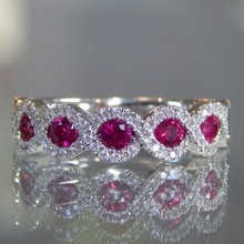 Женское кольцо с синим крестом, серебряное кольцо, винтажное обручальное кольцо, обручальные кольца для женщин 2024 - купить недорого