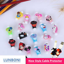100pcs/lot Mickey Mouse  Anti-fracture Cartoon USB cable Protector Cable Winder  cable Data Line Protection for Iphone Android 2024 - buy cheap