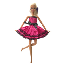 NK  Newest Doll Dress Beautiful Handmade Party ClothesTop Fashion Dress For Barbie Noble Doll Best Child Girls'Gift 056A 2024 - buy cheap
