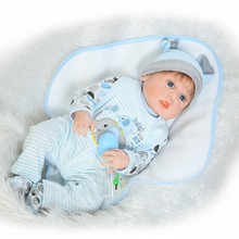 Куклы Новорожденные, полностью силиконовые виниловые, 23 дюйма, 57 см 2024 - купить недорого