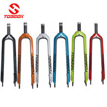Углеродная вилка TOSEEK, велосипедные вилки для горного велосипеда, жесткий прямой дисковый тормоз, вилка для горного велосипеда 1 1/8, 3k 26/27.5/29, разноцветные вилки, суперлегкие 2024 - купить недорого