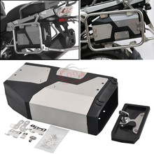 Caja de Herramientas para coche, soporte lateral izquierdo para BMW R1200GS LC ADV R1250GS ADV 2004-2019, caja de aluminio 2024 - compra barato