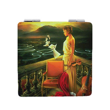 JWEIJIAO The Birth of the World Classic Painting Venus pocket mirror Painter ART masterpiece Square Hand Mirror WD39 2024 - buy cheap