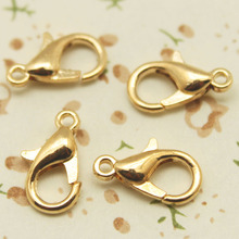 10mm 12mm 14mm Lobster Clasp Hooks Gold Silver Rhodium Necklace Bracelet Chain DIY Jewelry Accessories Findings Parts  PJ-12 2024 - buy cheap