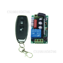 Interruptores de controle remoto ac 220v 1ch 10a., lâmpada de luz led de 315mhz, controlador de potência sem fio, receptor e transmissor de bloqueio.