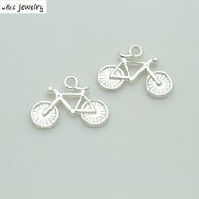 New Arrival 25 pcs/lot  Alloy Charms Pendant  bicycle silver plated 15*20 mm Jewelry Making DIY Charms Handmade Crafts J104 2024 - buy cheap