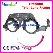 XD02 Titanium Optical Optometry Ophthalmic Trial Lens Frame Light Weight Lowest Shipping Costs 2024 - buy cheap