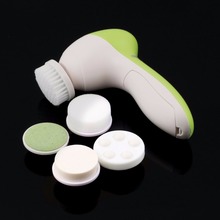 1 Set 5-in-1 Electric Wash Face Machine Facial Pore Cleaner Body Cleaning Massage Mini Skin Beauty Massager Face Washing Brush 2024 - buy cheap