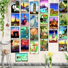 Tourist City Vintage Tin Signs  Metal Plate Wall Pub Shop Restaurant Home Retro Art Decor Metal Poster Cuadros DU-1891 2024 - buy cheap