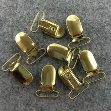Clips de tirantes metálicos y dorados con inserción de dientes de plástico, 30 unidades por lote, 25mm, 1 pulgada, TQ517 2024 - compra barato