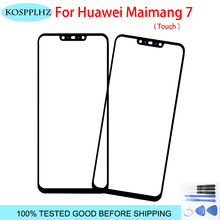Замена сенсорной панели для Huawei Mate 20 lite сенсорный экран передний внешний экран стекло объектив Запасные части для huawei maimang 7 2024 - купить недорого