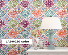 Beibehang-papel tapiz de pared ecológico, azulejo de imitación, estilo mediterráneo del sudeste asiático, sala de estar, dormitorio, Fondo de TV 2024 - compra barato