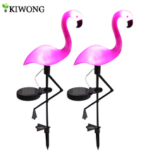 Solar Stake Light Flamingo Light LED Lantern Decorative Outdoor Lawn Yard Lamp Solar Powered Pathway Lights for Garden Patio 2024 - buy cheap