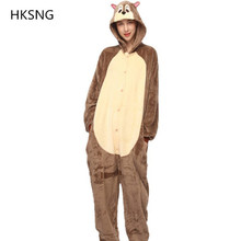 HKSNG-Pijama de invierno de franela para niños y niñas, mono cálido de animales, Cosplay, fiesta de Navidad, Kigu 2024 - compra barato