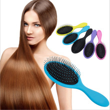 1 Magic Anti-static Hair Brush Handle Tangle Detangling Comb Shower  Massage Comb Salon Hair Styling  Designer   For Ladies Tool 2024 - buy cheap