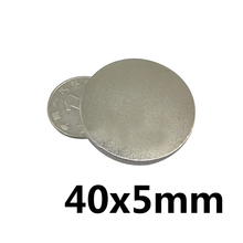 1pcs 40*5 Super Strong Disc 40x5 Rare-Earth Neodymium Magnets 40mm x 5mm NEW Art Craft Connection 40mm*5mm free shipping 2024 - buy cheap
