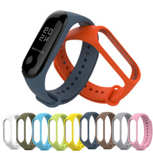 Silicone wrist strap For xiaomi mi band 4 3 accessories bracelet mi band 4 3 Strap Strap for Xiaomi Mi Band4 3 Sport Strap watch 2024 - buy cheap