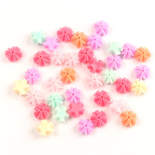 LF 100Pcs Mixed Flowers Resin Decoration Flatback Cabochon Embellishment For Crafts Scrapbooking Diy Versiering Accessories 2024 - buy cheap