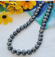 Ожерелье женское из пресноводного жемчуга, 13 мм, 17 дюймов 2024 - купить недорого