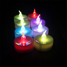 Pack of 12 Color Changing LED Tealights,Battery Opereated Flameless Led Tea Lights For Christmas Decoration 2024 - buy cheap