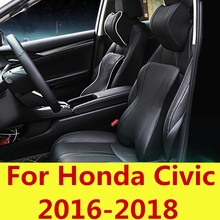 Reposacabezas de coche bones seasons, cojín para cuello lumbar, almohada de cuello para Honda Civic 2016-2018, sedán de décima generación 2024 - compra barato