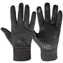 Sports fleece elastic gloves for men and women winter running full finger touch screen waterproof non-slip riding ski 2024 - buy cheap