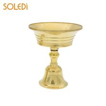 Candle Holder Beautiful Golden Party Decor Candelabrum Vintage Copper Alloy Festival Ornament Candlestick Collectable 2024 - buy cheap