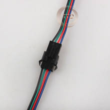 Wholesale 10pcs 4 pin Male and Female RGB connector Wire Cable For 3528 5050 LED Strip 2024 - buy cheap