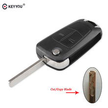 KEYYOU Cut Blade 2 Buttons For Vauxhall Opel Corsa Astra Vectra Signum Flip Remote Folding Car Key Cover Fob Case Shell Styling 2024 - buy cheap