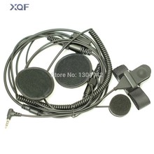 Auricular de cara completa para casco de motocicleta, auricular con micrófono, 1 pin, 3,5mm, para Radio Yaesu 2024 - compra barato