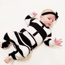 2020 Hot sell baby boy clothes Long sleeve baby romper baby girl cothing Cotton stripe jumpsuit Newborn clothes infant toddler 2024 - buy cheap