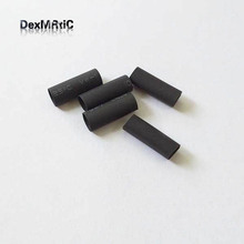Lots of 100pcs Heat shrinkable tube diameter 6 MM Black - HM accessories 20mm long for RG58 cable 2024 - buy cheap
