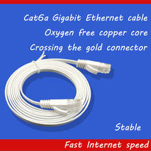 Без Каблука Gigabit 1000 Mbps Ethernet кабель Cat6a LAN Cable utp RJ45 сетевой кабель Патч-корд для маршрутизатора ноутбук кабель 2024 - купить недорого