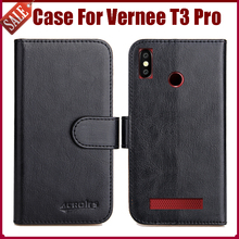 Gran oferta Vernee-funda protectora de cuero con tapa para Vernee T3 Pro, 6 colores, alta calidad 2024 - compra barato