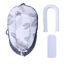 [ Full Dismountable]Baby Lounger Newborn Co Sleeping Bassinet Reversible Infant Portable Snuggle Nest Bed 2024 - buy cheap