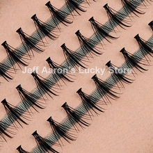 black false eyelashes individual fake mink eye lashes extension beaury makeup tools 14mm 12mm 10mm 8mm 2024 - buy cheap