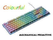 MP 104/108 Keys PBT Double Color Rainbow Injection Keycaps OEM Height For Cherry MX Switches Mechanical Gaming Keyboard Keycaps 2024 - buy cheap
