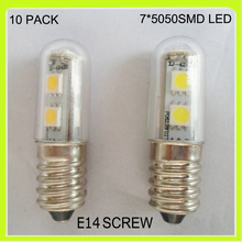 Minilámparas LED de mazorca de maíz, lámpara led E14, base de tornillo, Blanco cálido, blanco frío, 130LM, 7 x 5050SMD, 2W, novedad 2024 - compra barato
