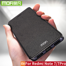 Чехол для Xiaomi Redmi Note 7, силиконовый чехол с откидной крышкой, оригинальный ударопрочный чехол Mofi для Xiaomi Redmi Note 7 Pro, 32 ГБ, 64 ГБ, Note7 360 2024 - купить недорого