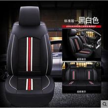 Funda de lino para asiento de coche, cojín universal de estilo para Mitsubishi Pajero Sport OUTLANDER EX Lancer Galant EVO FORTIS 2024 - compra barato