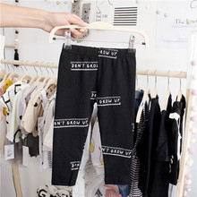 TinyBanana Toddler Boys Black Pants For Summer Baby Girl Fashion Bottoms European Style Children Legging Pants Tiny Cottons 2024 - buy cheap