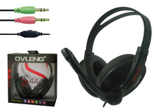 Free Shipping OVLENG S444 High Quality On-ear Dynamic Stereo Headphones with Microphone for PC 2024 - купить недорого