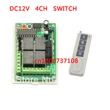 12v 4ch RF wireless remote control Radio Controllers 315mhz and 433mhz leanring code receiver , 2024 - buy cheap