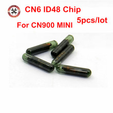 5 pçs/lote para mini 900 cn6 id48 carro transponder de vidro em branco cloner chip cn6 uso em cn900/nd900 mini programador chave 2024 - compre barato