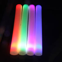 1PCS Light Up Foam Sticks Glow Party LED Flashings Vocal Concert Reuseable Kids Luminous Toys Antistress Toys For Children 2024 - buy cheap