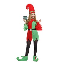 Free Shipping women Halloween Cosplay costumes Ladies Dress Christmas Elf Costumes Elf Fancy Dress 2024 - buy cheap